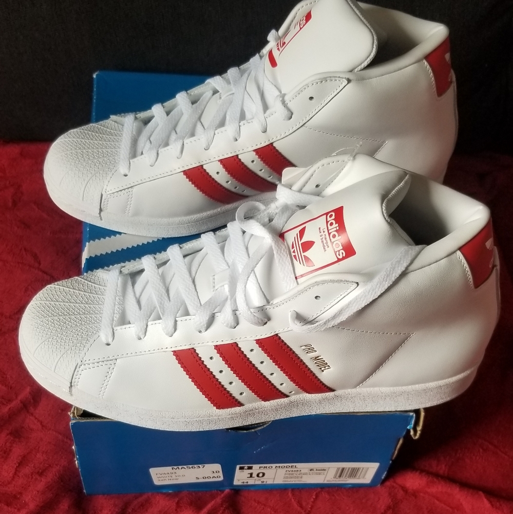 Red n White Pro Model Original Men adidas